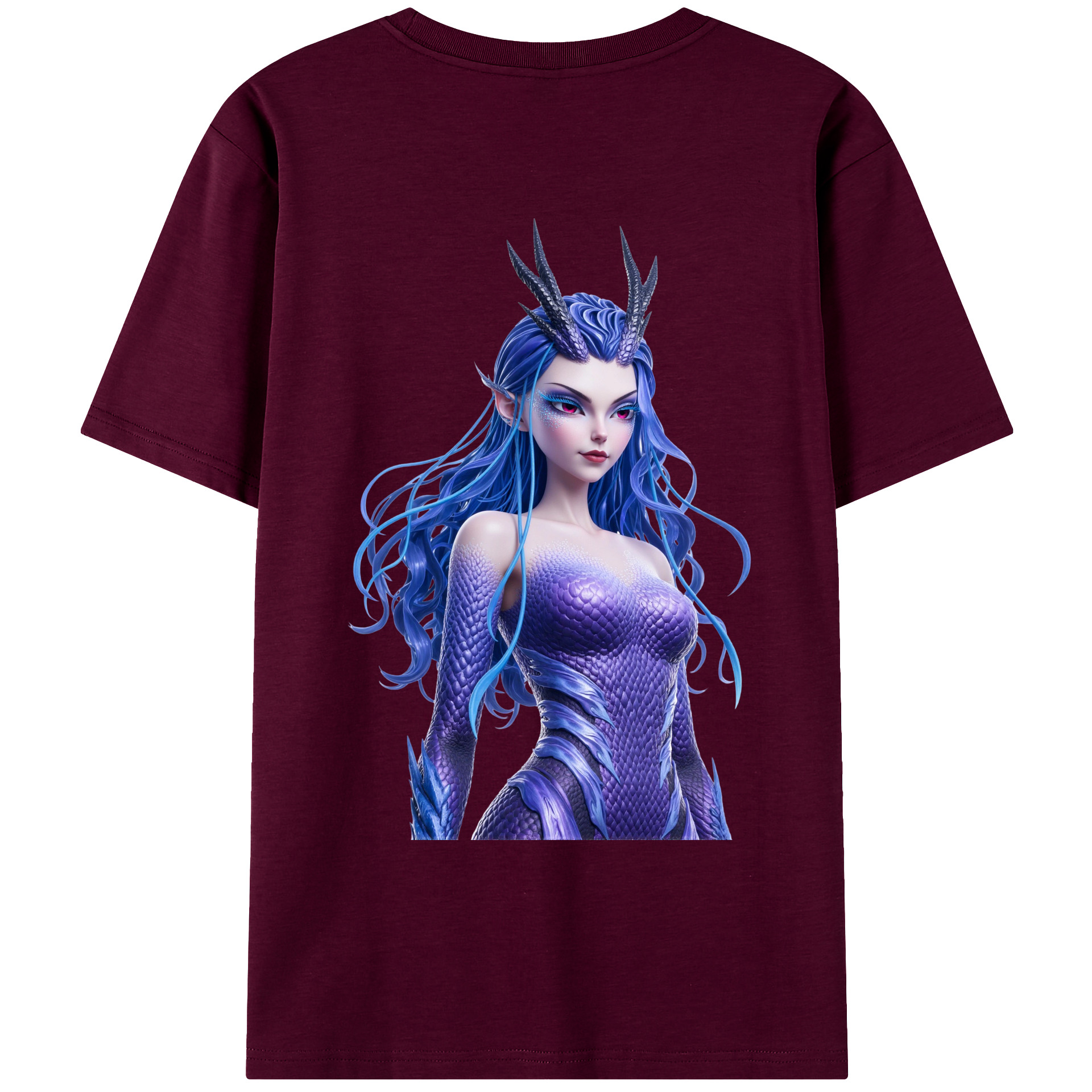 （画像用） Ne Zha 2 ナタ 魔童の大暴れ レディース半袖Tシャツ(バックプリント)